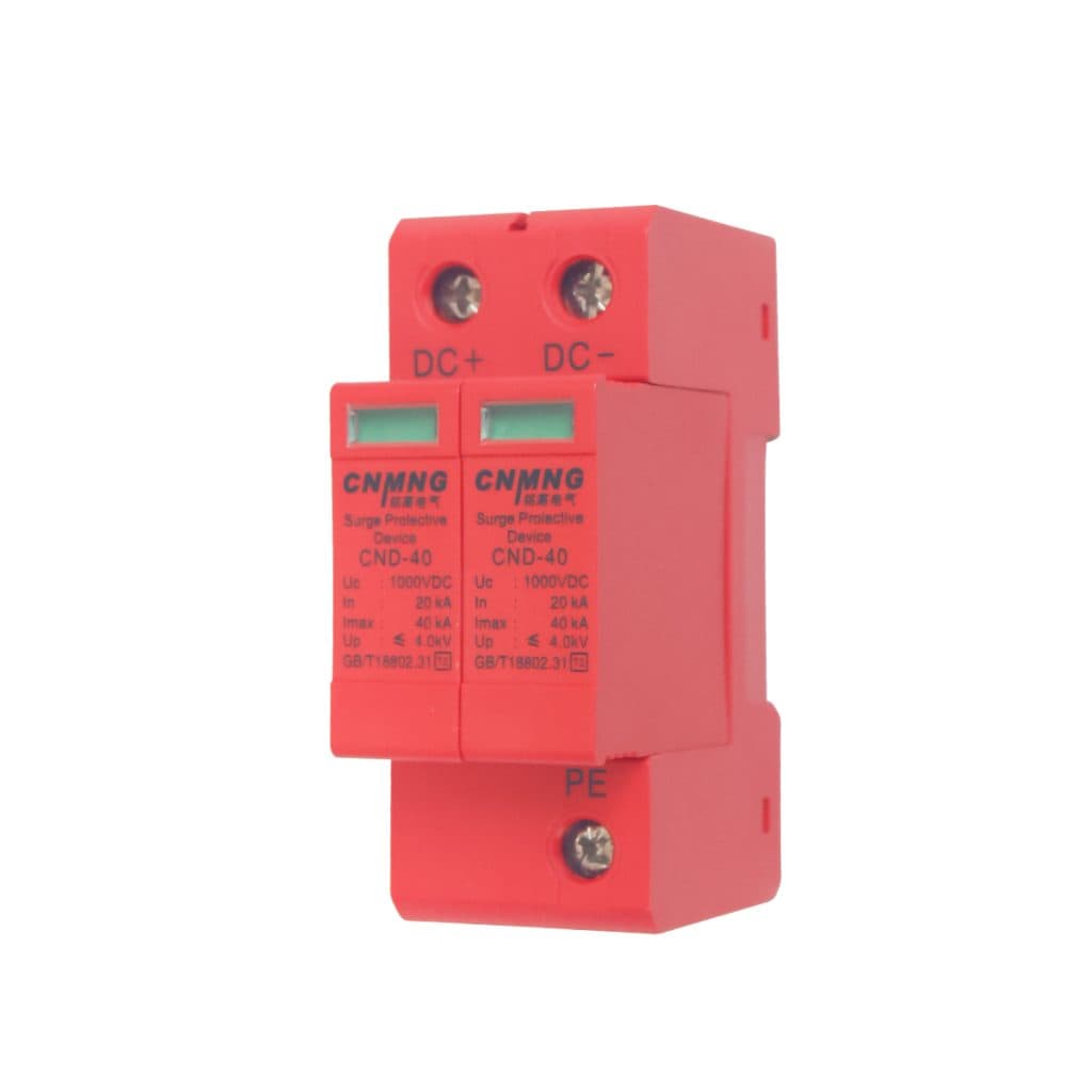 CND-40 1000 V DC Surge Protective Devices 正面白底产品图
