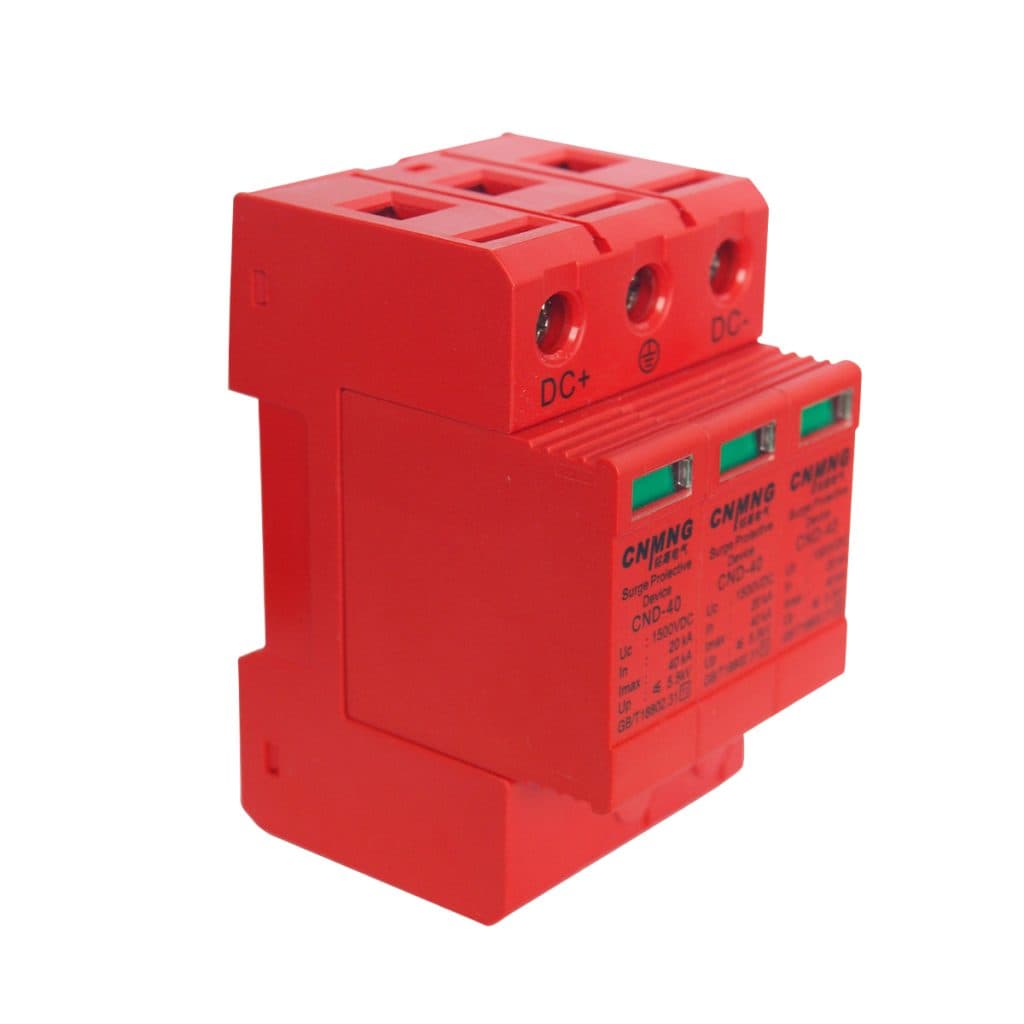 CND-40 1500 V DC Surge Protective Devices 正面白底产品图